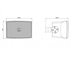 Настенная акустическая система Audac WX302MK2/W белый